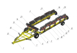 Universal Soil Working Unit with Ring-Spiked Rollers UPA-KKSH-18