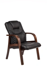 Georg Non-Rotating Metal Frame Chair with Textile Upholstery