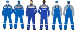 Men's Thermal Protection Suit (Jacket, Overalls, and Cape) for Arc Flash Risks, Level 48.1 cal/cm²