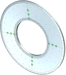 Loading End Wall 1340.02.010 Conical Flange Component