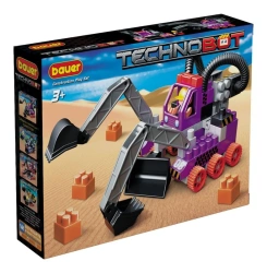 Developmental Toy Construction Set with TechnoBot Robot and Pilot - Bauer Series
