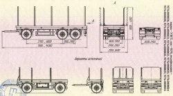 Long Cargo Transport Trailer UZST 9276 Model 9276-0000020 to 9276-0000032