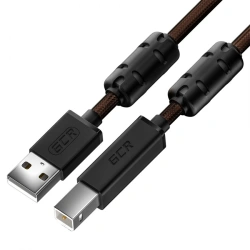 USB 2.0 Printer Cable GCR-UPC10 for Fast Data Transfer