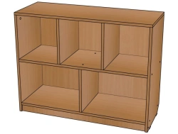 KM-2 Shelving Unit for Early Childhood Activities - Set "Komest" / SJ62