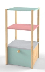 Modular Toy Shelf "Scandinavia" Module 1 with Drawer, Code 56001-001