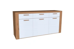 Lacosta LD.673110.000 Chest of Drawers (Golden Oak/Grey Gloss)
