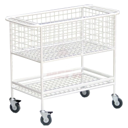 Internal transport trolley with metal mesh shelf for food containers (TVP-01-MSK, MSK-508)