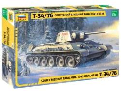 Soviet Medium Tank T-34/76 1943 UZTM Model Kit