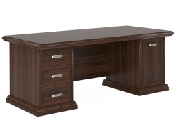 Classic Executive Desk in Ebony - Model LRD203