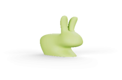 Rabbit Silhouette Chair for Kids, Model 230, No Backlight