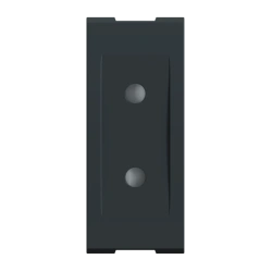 Caduceus Aling Mode Hidden Socket without Grounding 10A, 250V~, Anthracite, Art. 652.A