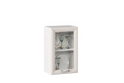 Bianca LD.271330.000 Front Door with Glass 450 (White Textured Oak)