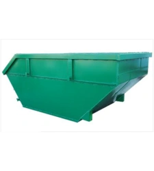 Metal Container for Collection and Temporary Storage of Solid Waste