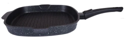 Square Grill Pan 260x60mm Aluminum with Non-Stick Coating Kukmara