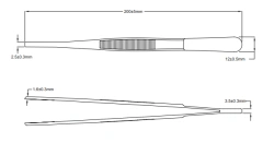 Anatomical Tweezers 12.0011.20