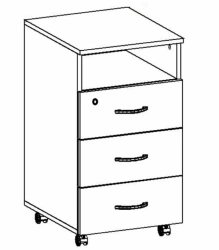 Side Cabinet RL 04/06 for Storage and Organization