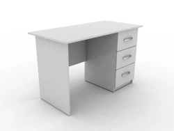 Medical Writing Desk with One Pedestal and Three Drawers (Art. SL-022)