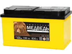 Lead-Acid Starter Battery for Internal Combustion Engines 12V 100Ah Tyumen Bear