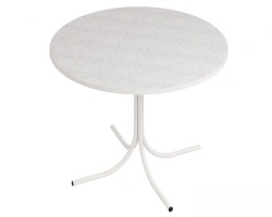 Dining Table with Plastic Top ST050.0 SILVER
