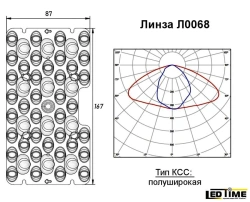 LED Lens for Lighting Applications - LedTime L0068