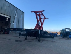 Car semi-trailer 93192D with air or leaf-spring suspension