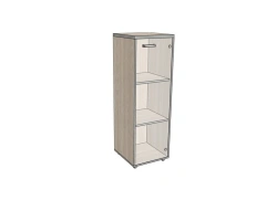 Narrow Medium Glass Shelf Unit 406*402*1220 mm AsSUS-2