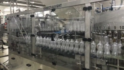 Automatic line for PET and glass containers up to 2L, model ЮВЕСТ-УП 8.0