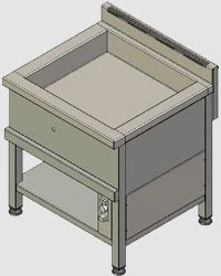 Gas Fryer BPF 01 "Lavaï" for Commercial Cooking
