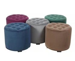 Versatile Puff Seating with Metal Frame for Offices and Institutions by Edelwood
