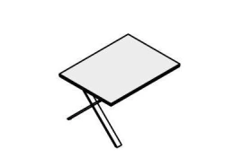 Office Briefing Set with Metal Frame - Kvins Series / Kvins Slim