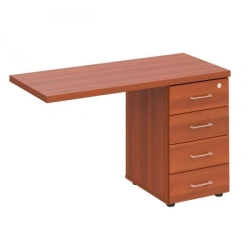 Laminated Chipboard Side Table with Adjustable Legs