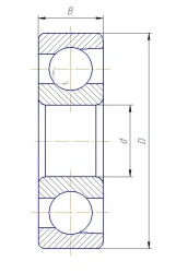 Rolling Bearing 6-7710815-ETU 100/3