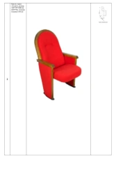 Comfortable Armchair "Atlant" 540*720*1000 mm with 140 mm Cushion Thickness