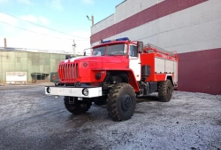 Fire Rescue Vehicle AПС 6YN32 6Y134W on Ural-4320 Chassis