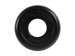 Rubber Coated Weight Disc "Atlet", 51mm, 1.25kg Model MB-AtletB51-1.25