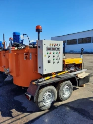 Hot Melt Joint and Crack Sealing Equipment Electric Trailer Bastion