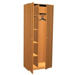 Combined 2-Door Wardrobe for Clothes
