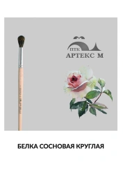 Natural Squirrel Hair Paint Brush - Round