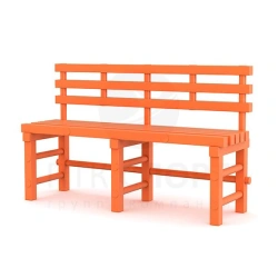 Durable PVC Plastic Bench - Fit 1