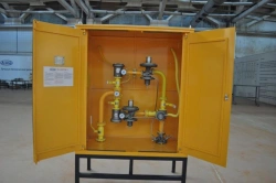 Gas Reduction Station Cabinet (GRPSH) with Main and Backup Reduction Lines SHBDG-40-2
