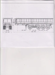 Grain Transport Semi-Trailer ZP-4 for Bulk Cargo Transport