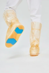 Special Decontaminable Protective Footwear for Chemical and Radioactive Safety