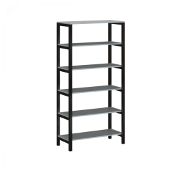 Metal Frame Shelving Unit with MDF Shelves