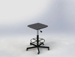 Metal Chair with Footrest - Custom Sizes Available