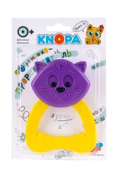 Cat-Shaped Rattle Teether "Koshka" KNOPA 1/35