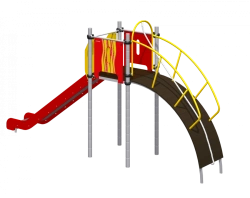 Slide with Rope Climb Romana 110.08.00