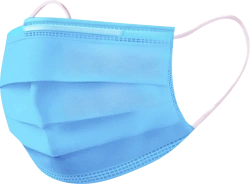 Disposable Non-Sterile Medical Face Mask for Teens, 3-Layer, White