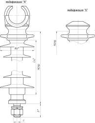 Composite Linear Support Insulator OLSK 12.5-10-B-4