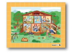 Magnetic Poster "My Home" for Language Learning