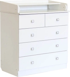 Children's Dresser Polini Kids Simple 1780, White